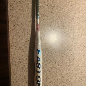 Easton White and Blue Sports Bat